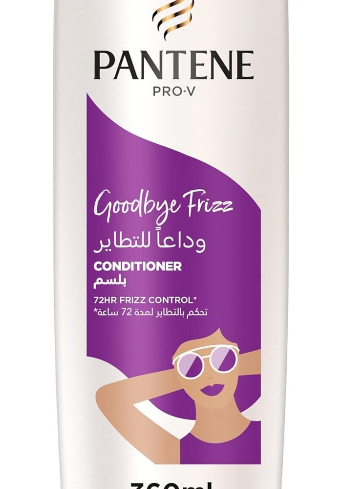 Pantene Pro-V Goodbye Frizz Conditioner, 72H Frizz Control, 360ml - Image 1